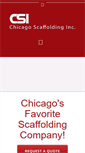 Mobile Screenshot of chicagoscaffolding.com